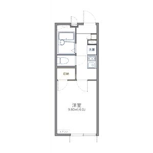 レオパレス京都の間取り図