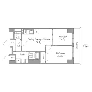 リアライズ今里南の間取り図