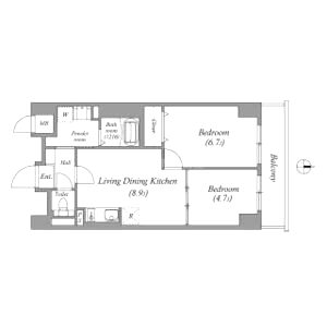リアライズ今里南の間取り図