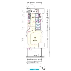 プレサンス神戸セレスティアの間取り図