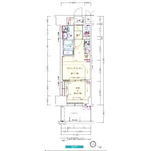 プレサンス神戸セレスティアの間取り図