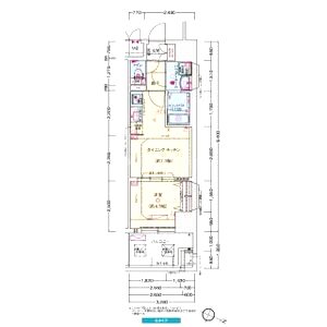 プレサンス神戸セレスティアの間取り図