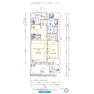 プレサンス神戸セレスティアの間取り図