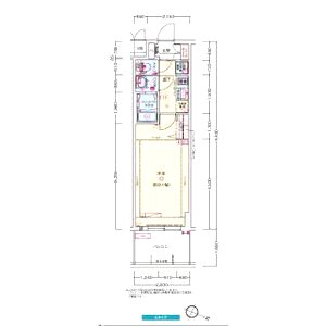 プレサンス神戸セレスティアの間取り図