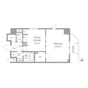 アーデン西天満の間取り図