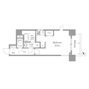 アーデン西天満の間取り図