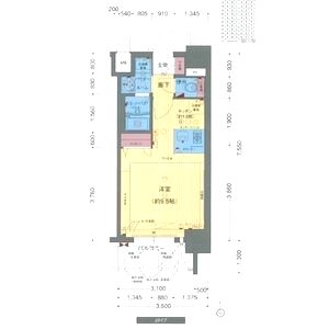 プレサンス新大阪クレスタの間取り図
