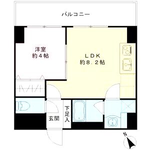 LUVIAS堺の間取り図