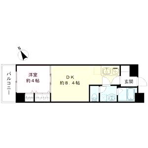LUVIAS堺の間取り図