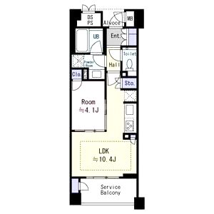 ブランズ御池西洞院の間取り図