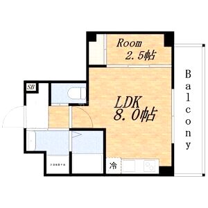 テラ西九条の間取り図