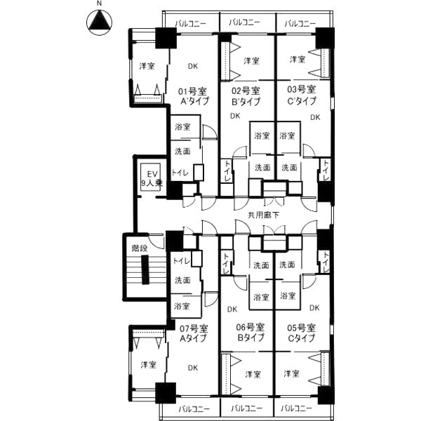 K’s SQUARE ESAKAの外観3枚目