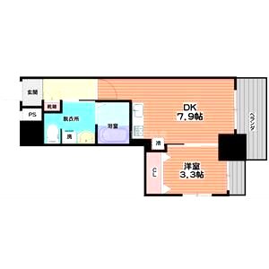 K’s SQUARE ESAKAの間取り図