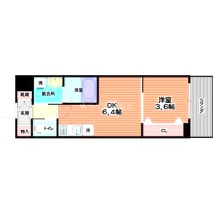 K’s SQUARE ESAKAの間取り図