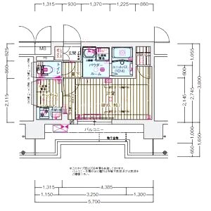 プレサンス東三国エンブレイスの間取り図