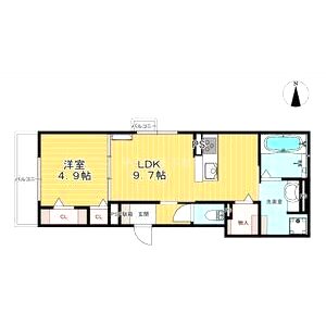 エステート塚口の間取り図
