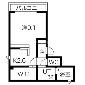 シャーメゾンハレクラニの間取り図