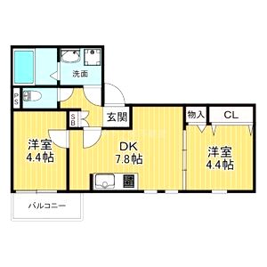 リオグランデ金田の間取り図