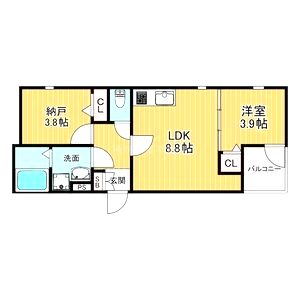 リオグランデ金田の間取り図