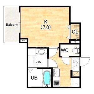 ココングランジュール川西小花 ☆フリーレント相談可能!の間取り図