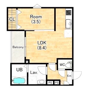 ココングランジュール川西小花 ☆フリーレント相談可能!の間取り図