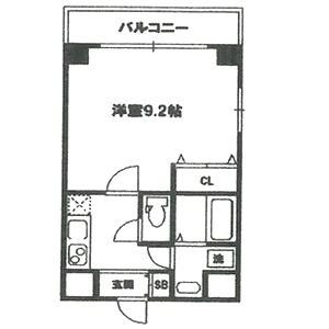 プライムコート新大阪の間取り図
