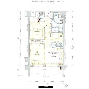 プレサンス京大前の間取り図