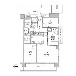 デュオプレステージ姫路駅前の間取り図