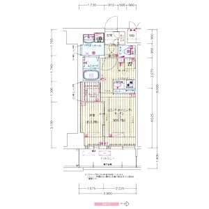 プレサンス桜ノ宮イーサリアルの間取り図