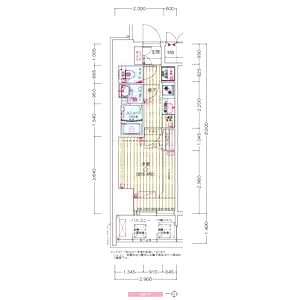 プレサンス桜ノ宮イーサリアルの間取り図
