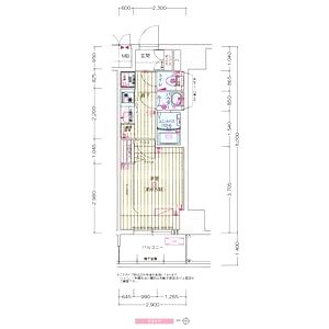 プレサンス桜ノ宮イーサリアルの間取り図