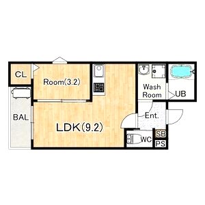 ジーメゾン渚元町プレディアの間取り図