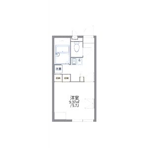 レオパレス甲子園高潮町IIの間取り図