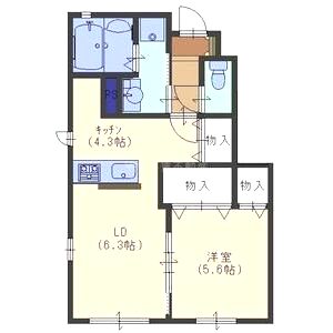 シャルム宝塚の間取り図