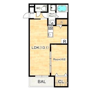 ジーメゾン泉佐野パレシードの間取り図