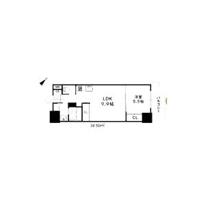 ZONNA神戸磯上通の間取り図