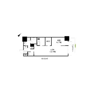 ZONNA神戸磯上通の間取り図