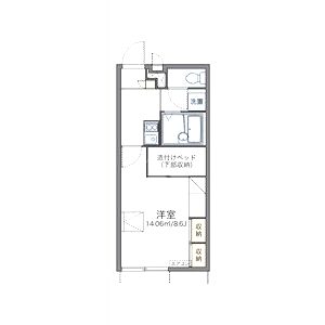 レオパレス利右衛門の間取り図
