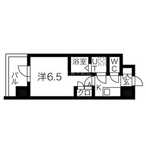 エスリードレジデンス大阪難波の間取り図