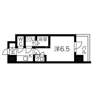 エスリードレジデンス大阪難波の間取り図