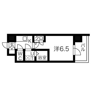 エスリードレジデンス大阪難波の間取り図