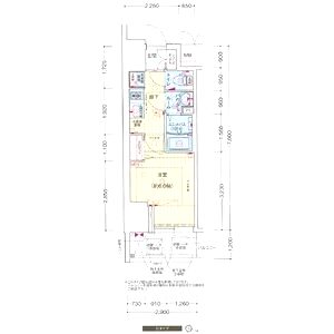 プレサンス福島吉野ミナージの間取り図