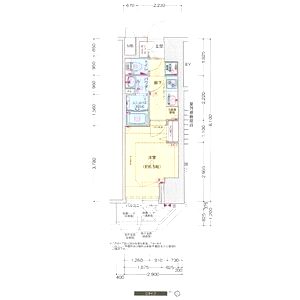 プレサンス福島吉野ミナージの間取り図