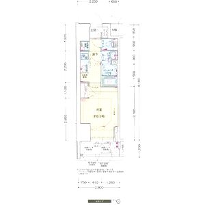 プレサンス福島吉野ミナージの間取り図