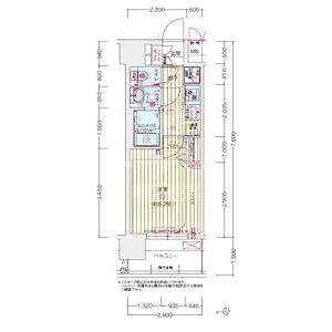 プレサンス庄内ブレイシスの間取り図