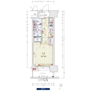 プレサンス新大阪イオリアの間取り図