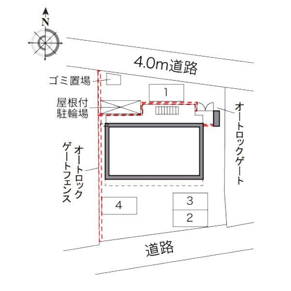 レオパレスあまがさき駅近の室内写真1枚目