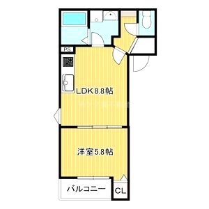 (仮称)La-Crea潮江の間取り図