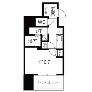 アドバンス神戸アルティスの間取り図