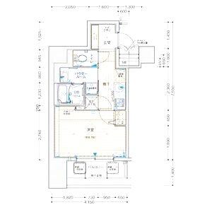 アドバンス神戸アルティスの間取り図